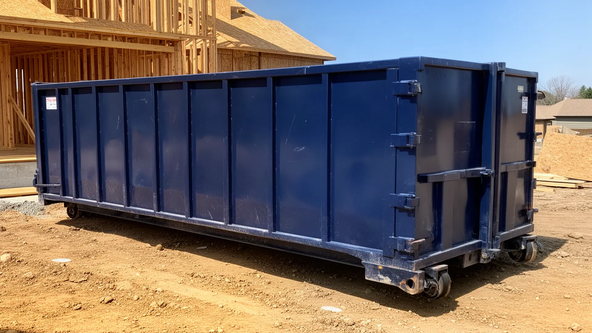 Roll-off dumpster from The Maldonado Brothers Dumpster Rentals in Kingsport, TN